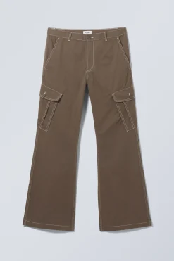 WEIT GESCHNITTENE BOOTCUT-CARGOHOSE|Weekday Discount