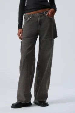 WEIT GESCHNITTENE JEANS MIT NIEDRIGER TAILLE|Weekday Discount
