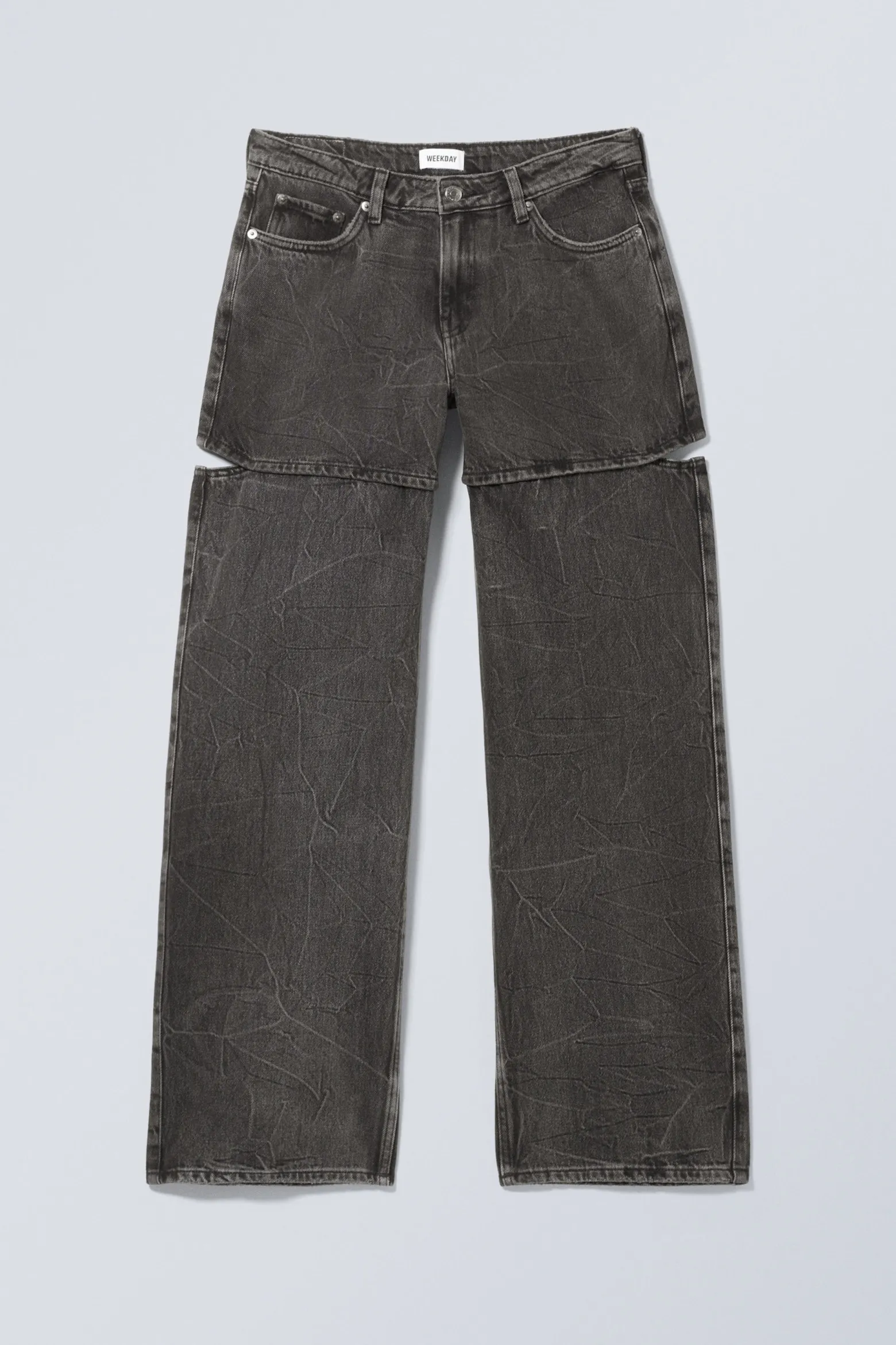 WEIT GESCHNITTENE JEANS MIT NIEDRIGER TAILLE|Weekday Discount