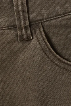 WEITE BAUMWOLLHOSE IN WASHED-OPTIK|Weekday Store
