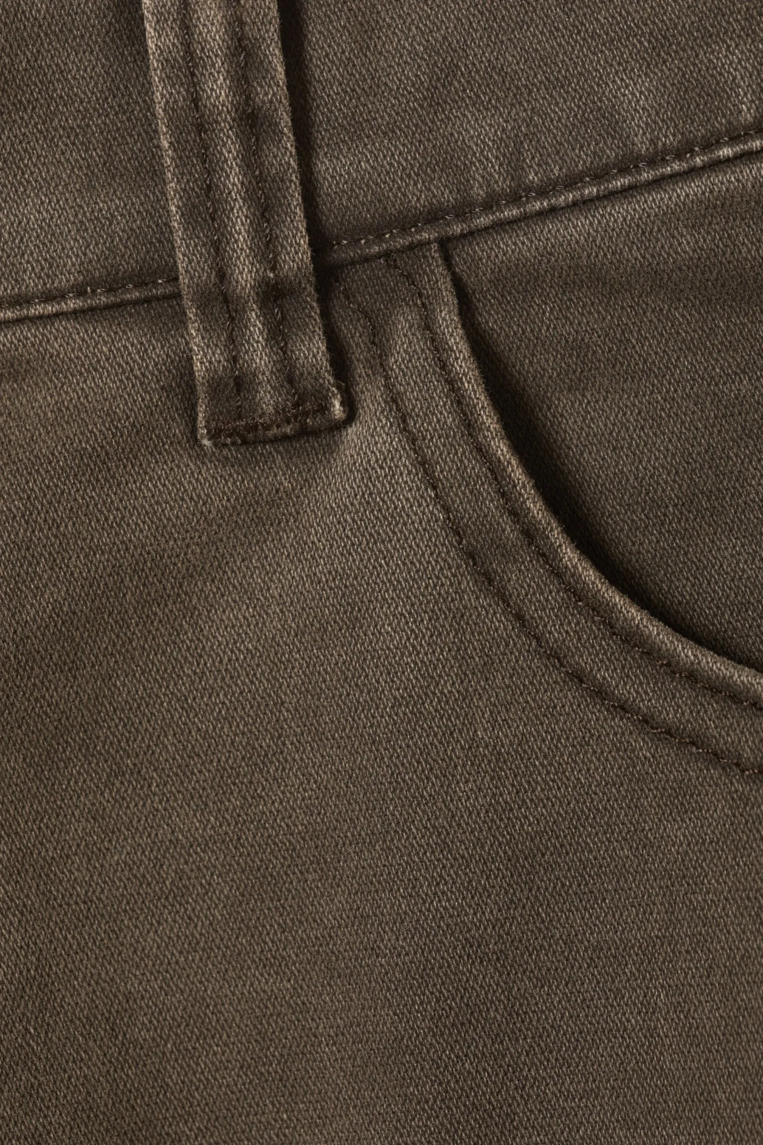 WEITE BAUMWOLLHOSE IN WASHED-OPTIK|Weekday Store