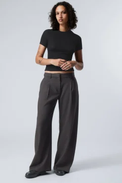 WEITE BUNDFALTENHOSE|Weekday Hot