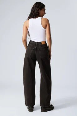 WEITE JEANS MIT NIEDRIGEM BUND|Weekday Shop