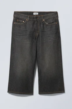 WEITE, LOCKERE JEANS-SHORTS MIT NIEDRIGEM BUND|Weekday Cheap