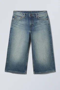 WEITE, LOCKERE JEANS-SHORTS MIT NIEDRIGEM BUND|Weekday Sale