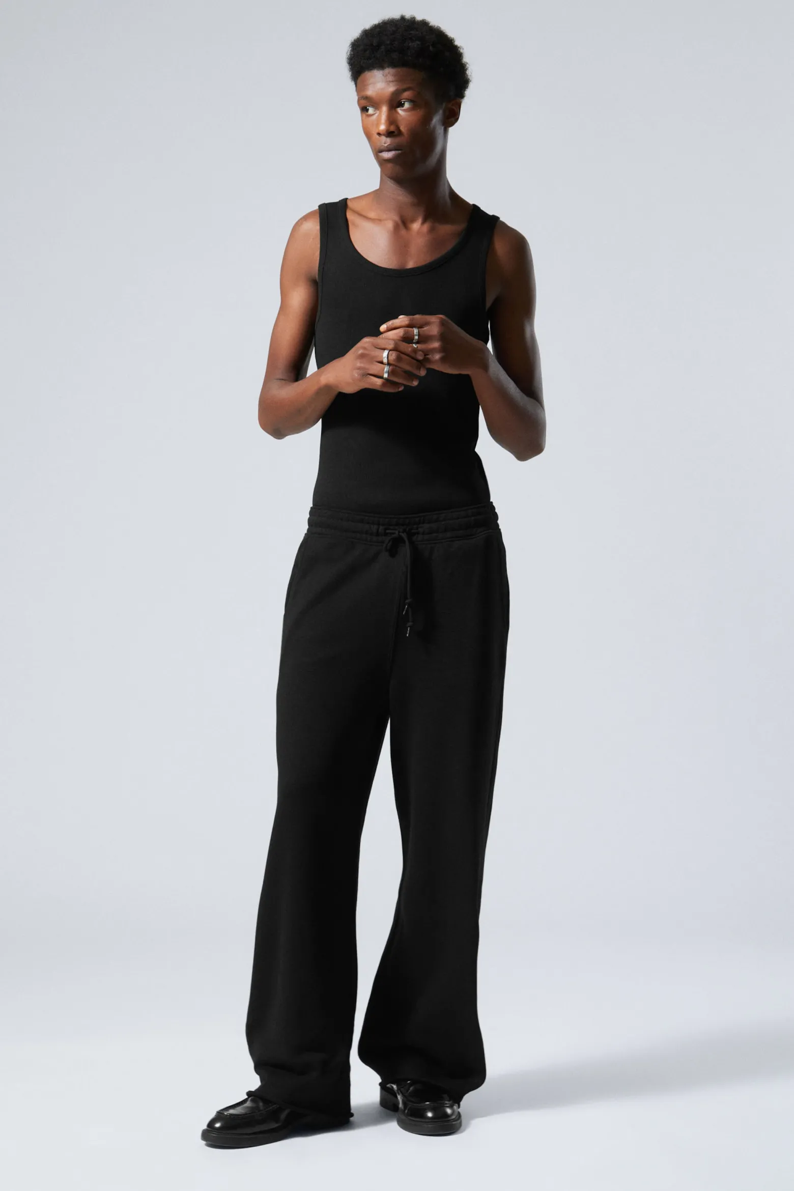 WEITE TERRY-JOGGINGHOSE "ASTRO"|Weekday Discount