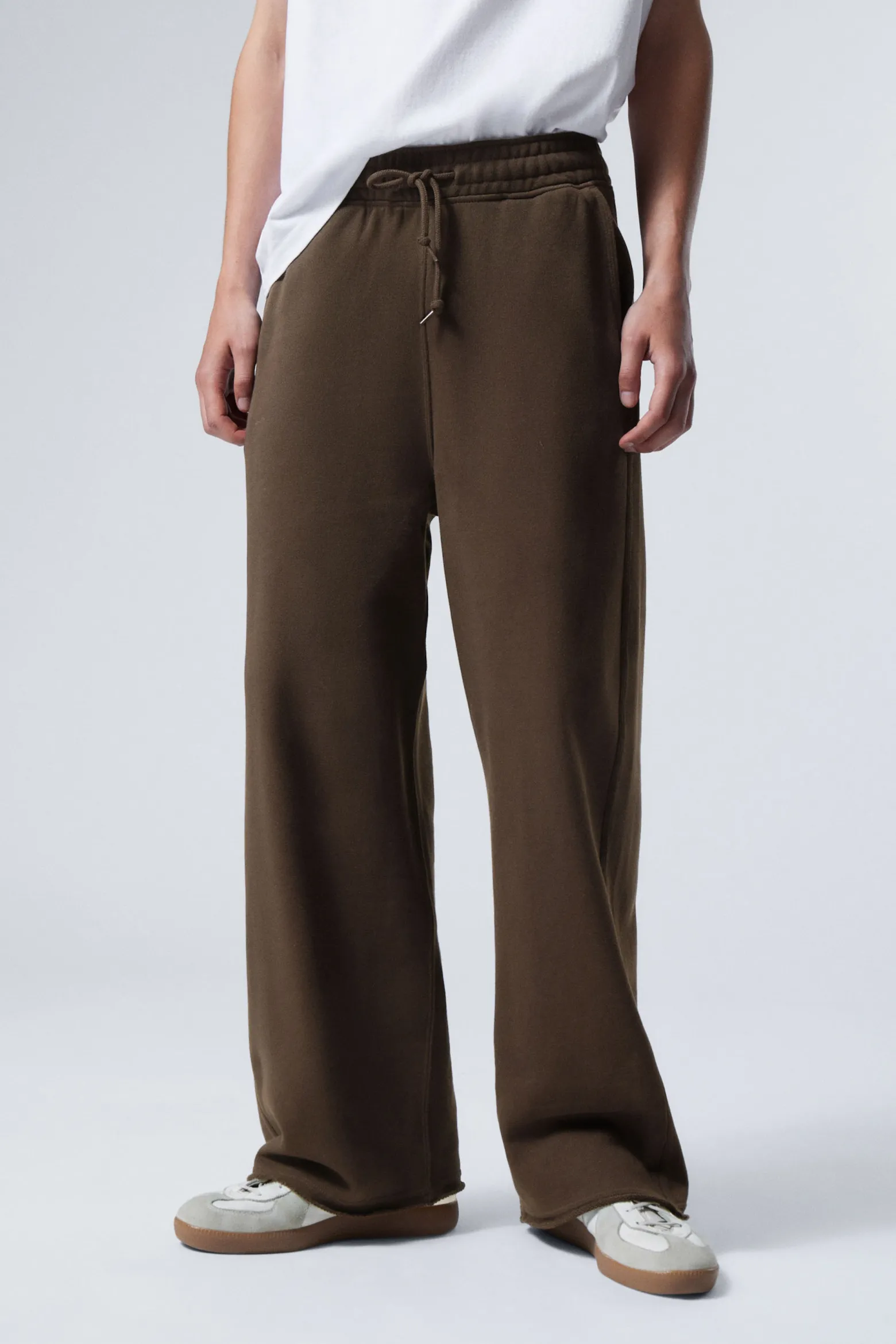 WEITE TERRY-JOGGINGHOSE "ASTRO"|Weekday Cheap