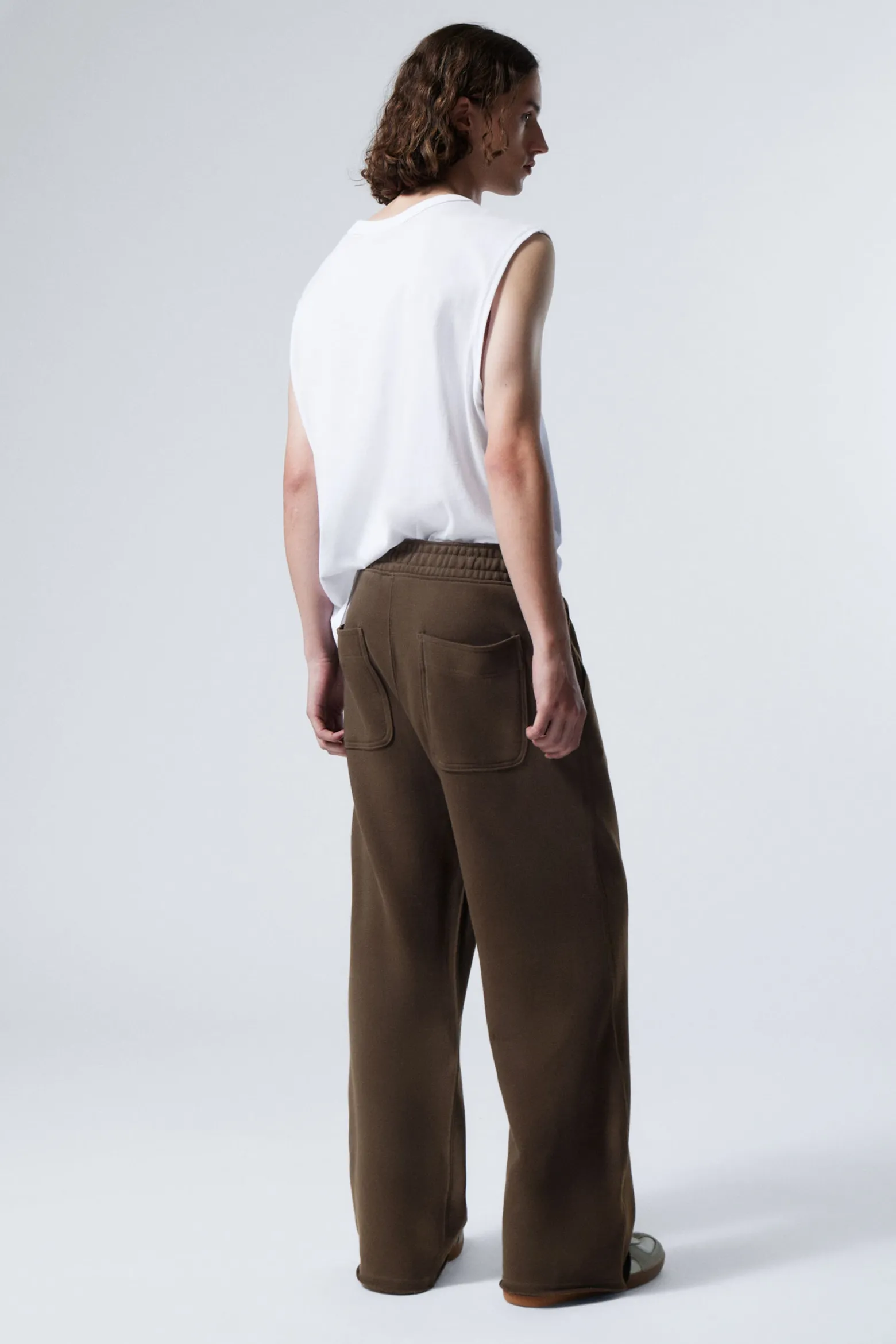 WEITE TERRY-JOGGINGHOSE "ASTRO"|Weekday Cheap