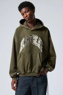 WEITER GRAPHIC-HOODIE AUS SCHWEREM STOFF|Weekday Sale