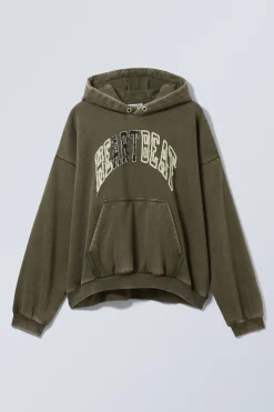 WEITER GRAPHIC-HOODIE AUS SCHWEREM STOFF|Weekday Sale