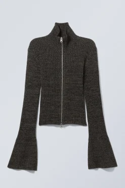 ZIP-CARDIGAN AUS CHENILLE|Weekday Fashion