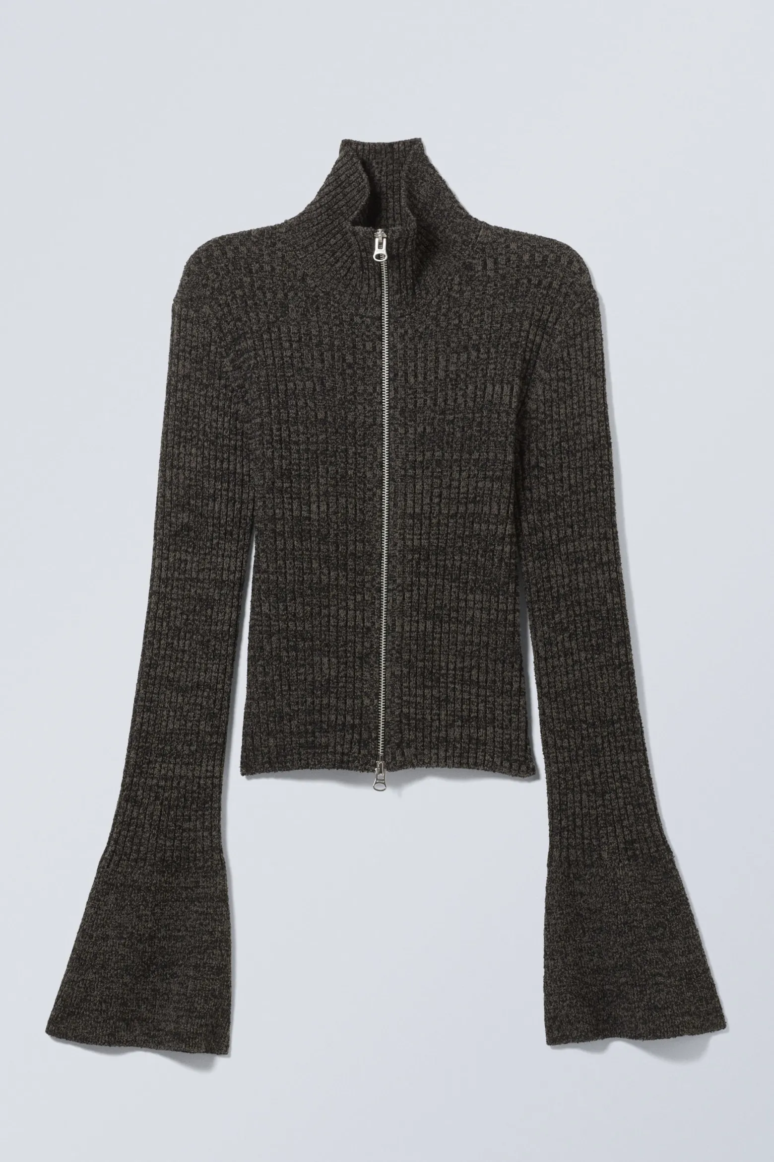 ZIP-CARDIGAN AUS CHENILLE|Weekday Fashion