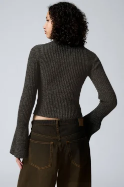 ZIP-CARDIGAN AUS CHENILLE|Weekday Fashion