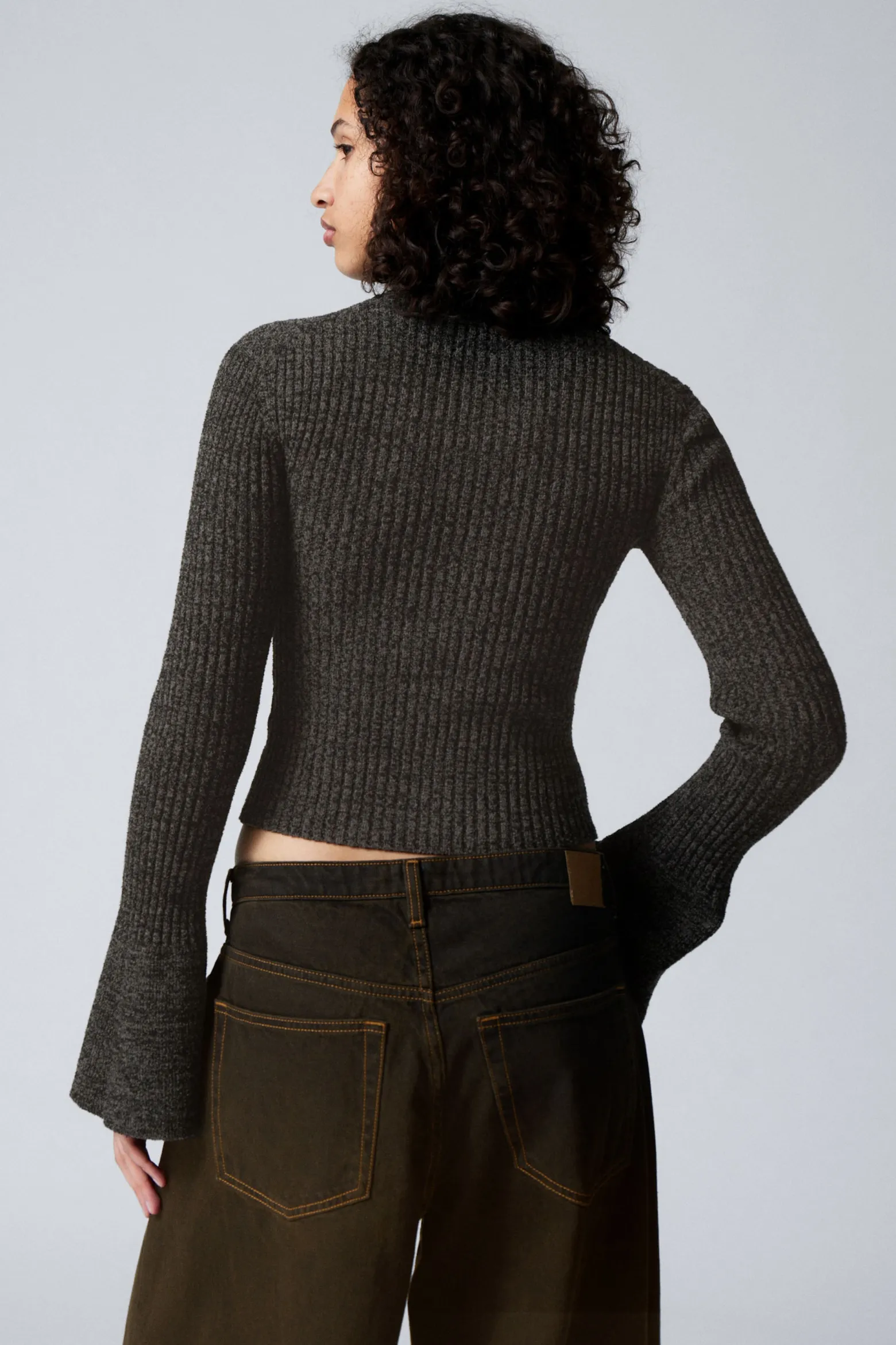 ZIP-CARDIGAN AUS CHENILLE|Weekday Fashion