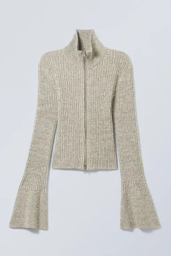 ZIP-CARDIGAN AUS CHENILLE|Weekday Cheap