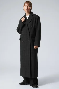 ZWEIREIHIGER OVERSIZED-MANTEL AUS WOLLMISCHUNG|Weekday Clearance