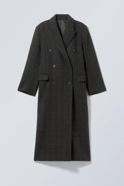 ZWEIREIHIGER OVERSIZED-MANTEL AUS WOLLMISCHUNG|Weekday Clearance