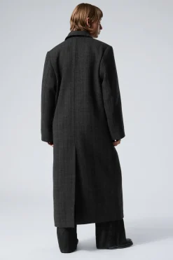 ZWEIREIHIGER OVERSIZED-MANTEL AUS WOLLMISCHUNG|Weekday Clearance